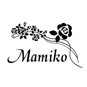 名入れグラスバラの花