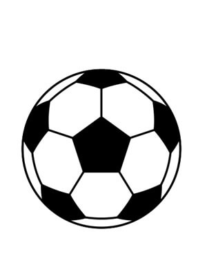 名入れ サッカーボール シルエット