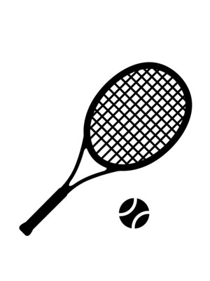 名入れ テニス シルエット