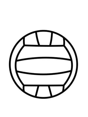 名入れ バレーボール シルエット